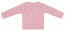 Pink Braided Knit Cardigan 