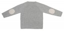 Gray Knitted Cold Sweater