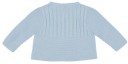 Baby Boys Light Blue Polka Dot  Shirt Cardigan & Shortie Set 