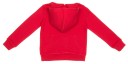 Boys Red Hooded Sweatshirt with Gold Crown