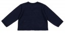 Baby Navy Blue & Beige Heart Knitted Cardigan 