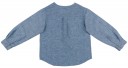 Baby Boys Blue Denim Shirt & Beige Shorts 2 Piece Set