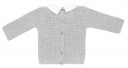 Baby Boys Gray Knitted Sweater & Tweed Knickers Set 