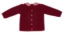 Baby Boys Burgundy Sweater & Herringbone Shorts Set 
