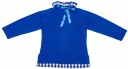Conjunto Niña Jersey Azul Blusa Vichy