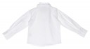 Girls White Cotton Shirt with Removable Bow