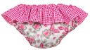 Baby Girls Pink Gingham Top & Paisley Swim Pants Set