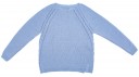 Pale Blue Knitted sweater with Silver Sparkle