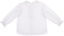 Baby Boys White Shirt & Grey Ladybug Print Shorts Set 