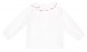 Baby White Blouse with Layered frilly collar 