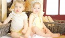 Baby Girls Yellow & Floral Ruffle Shortie