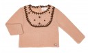 Baby Beige & Chocolate 2 Piece Sweater Set 