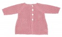 Girls Pale Pink Knitted Cardigan