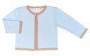 Baby Boys Blue & Beige Knitted Cardigan 