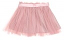 Girls Blush Pink Silver Top & Tulle Skirt Set 