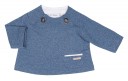 Baby Blue Jersey Sweatshirt & Shorts Set