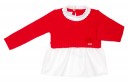 Girls Red & White Sweater 