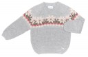 Boys Gray Knitted Sweater