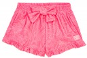 Girls Coral Pink Swim Shorts