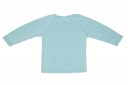 Boys Aqua Green Sweater With Coral Pink Crown