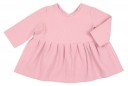 Dusky Pink Cotton Tunic Top with Satin Bow 
