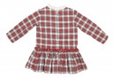 Red Check Tartan Dress with Frilly Collar & Bows