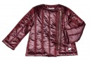 Girls Burgundy Quilted Jacket