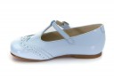 Blue Patent Mary Janes
