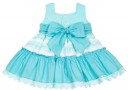 Baby Girls Aqua Green 3 Piece Dress Set