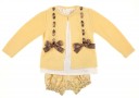 Baby Polka Dots Shirt & Floral Short Set 