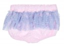 Girls Pink Blouse,Shorts & Pale Blue Crown Sweater Set