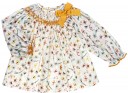 Nini Moda Infantil Baby Girls Coral Flowers & Butterflies Print Dress Set