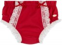 Dolce Petit Baby Girls Red & White 3 Piece Shorts Set 