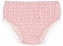 Dolce Petit Baby Girls Pale Pink Cotton Plumeti 3 Piece Dress Set