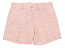 Pink & Silver Cherry Print Shorts