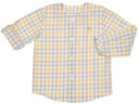 Camisa Niño Cuadros Amarillo Azul 