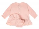 Baby Girls Pale Pink Shortie with Ruffle 