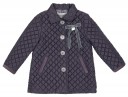 Girls Gray Quilted Jacket