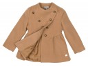 Girls Beige Mouflon Coat