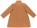 Girls Beige Coat with Bow
