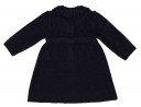 Navy Blue Knitted Pram Coat & Bonnet Set